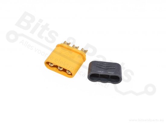 Voedingsconnectors MR30 male+female 15A 3pins